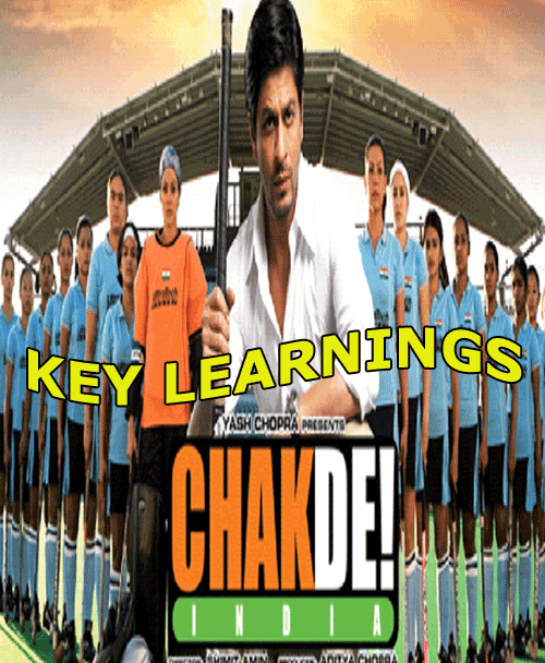 Chak de-key learnings