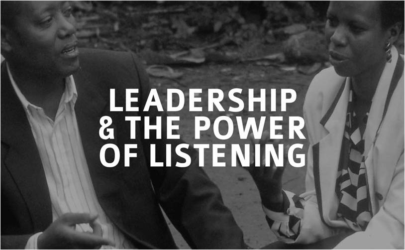 Why leading means listening?