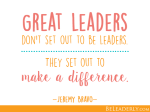 2020 Leader -Making a difference
